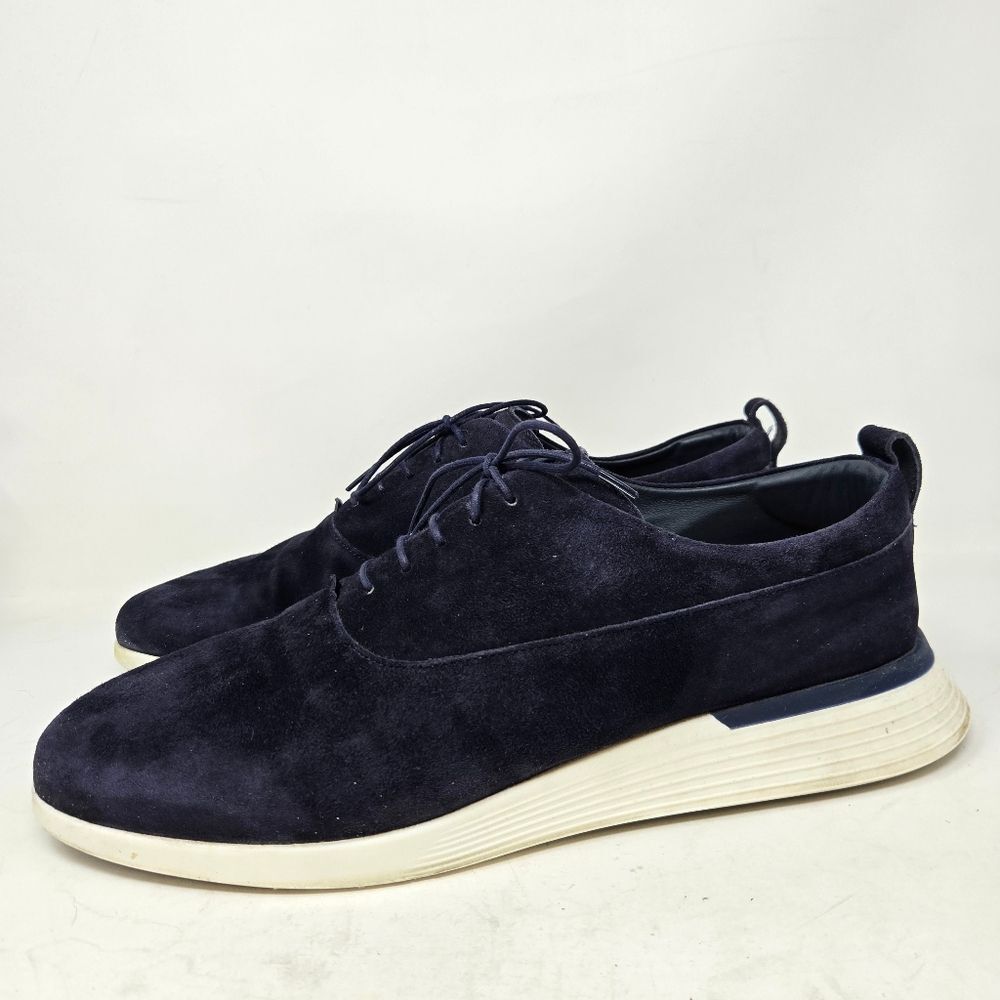 WOLF AND SHEPHERD Crossover Longwing Shoes Sneakers‎ Navy Blue Men’s Size 13 - Picture 4 of 10